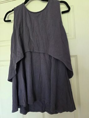 Majamas Womens Nursing Tank Top Built in Covering Size XL